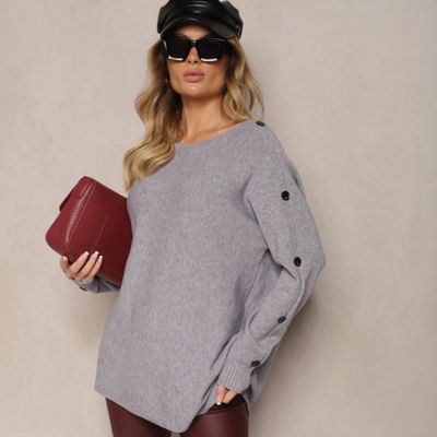 Sweter damski casual Renee ze sklepu: renee.pl w kategorii: Swetry damskie - zdjęcie 6BEED23A-9DF-769_347957