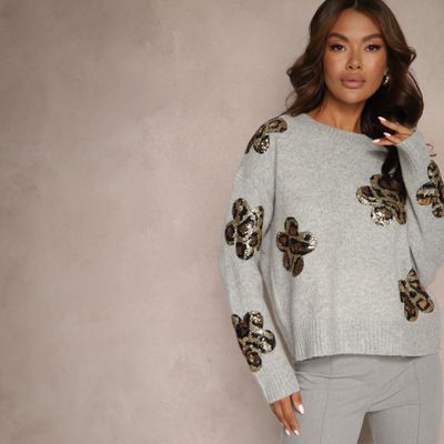 Sweter damski zimowy Renee ze sklepu: renee.pl w kategorii: Swetry damskie - zdjęcie 6BEED23A-9DF-769_348048