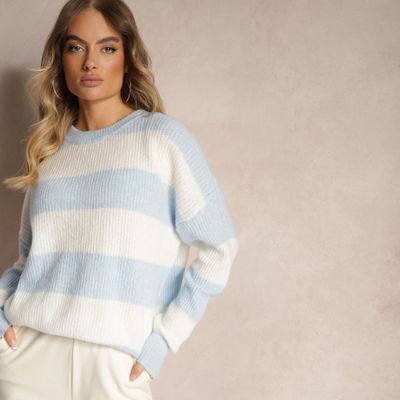 Sweter damski casual Renee ze sklepu: renee.pl w kategorii: Swetry damskie - zdjęcie 6BEED23A-9DF-769_348058