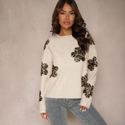Sweter damski zimowy Renee ze sklepu: renee.pl w kategorii: Swetry damskie - zdjęcie 6BEED23A-9DF-769_348063