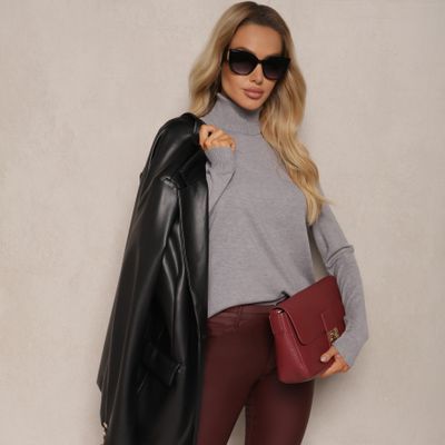 Sweter damski casual Renee ze sklepu: renee.pl w kategorii: Swetry damskie - zdjęcie 6BEED23A-9DF-769_348314