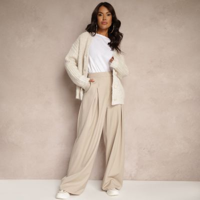 Spodnie damskie w stylu retro Renee ze sklepu: renee.pl w kategorii: Spodnie damskie - zdjęcie 6BEED23A-9DF-769_349052