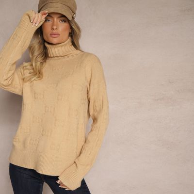 Sweter damski casual Renee ze sklepu: renee.pl w kategorii: Swetry damskie - zdjęcie 6BEED23A-9DF-769_349213