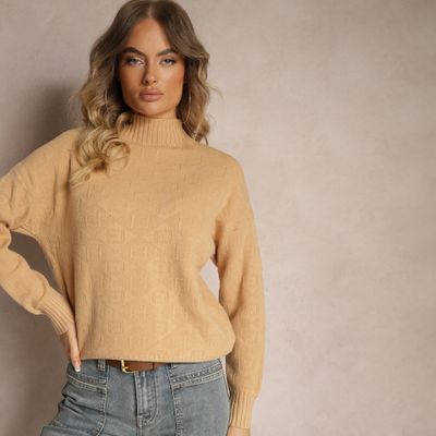 Sweter damski zimowy Renee ze sklepu: renee.pl w kategorii: Swetry damskie - zdjęcie 6BEED23A-9DF-769_349267