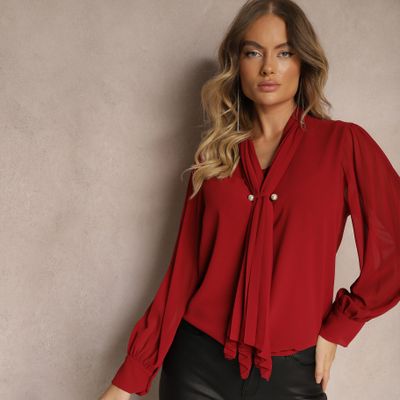 Bluzka damska casual Renee ze sklepu: renee.pl w kategorii: Bluzki damskie - zdjęcie 6BEED23A-9DF-769_349618