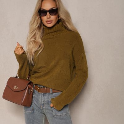 Sweter damski zimowy Renee ze sklepu: renee.pl w kategorii: Swetry damskie - zdjęcie 6BEED23A-9DF-769_349847