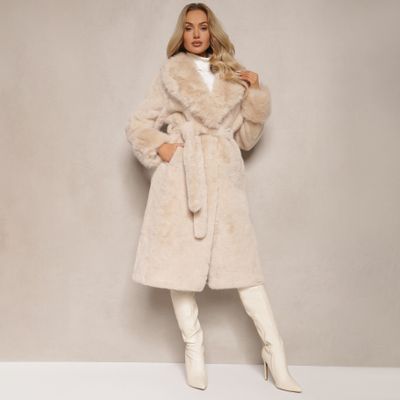 Płaszcz damski casualowy Renee ze sklepu: renee.pl w kategorii: Płaszcze damskie - zdjęcie 6BEED23A-9DF-769_350824