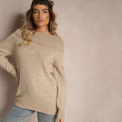 Sweter damski na zimę Renee ze sklepu: renee.pl w kategorii: Swetry damskie - zdjęcie 6BEED23A-9DF-769_350826