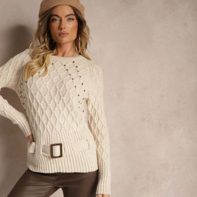 Renee - Sweter damski casual ze sklepu: renee.pl w kategorii: Swetry damskie - zdjęcie 6BEED23A-9DF-769_351065