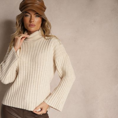 Sweter damski na zimę Renee ze sklepu: renee.pl w kategorii: Swetry damskie - zdjęcie 6BEED23A-9DF-769_351123