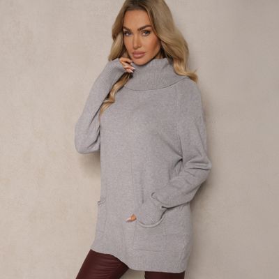 Sweter damski casualowy na zimę Renee ze sklepu: renee.pl w kategorii: Swetry damskie - zdjęcie 6BEED23A-9DF-769_351583
