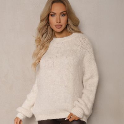 Sweter damski casual Renee ze sklepu: renee.pl w kategorii: Swetry damskie - zdjęcie 6BEED23A-9DF-769_351922