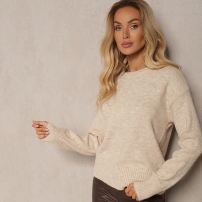 Renee - Sweter damski casual ze sklepu: renee.pl w kategorii: Swetry damskie - zdjęcie 6BEED23A-9DF-769_353196