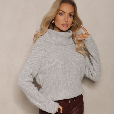 Sweter damski casual Renee ze sklepu: renee.pl w kategorii: Swetry damskie - zdjęcie 6BEED23A-9DF-769_353242