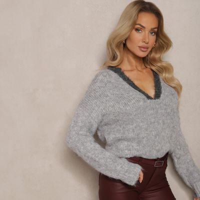 Renee - Sweter damski casualowy ze sklepu: renee.pl w kategorii: Swetry damskie - zdjęcie 6BEED23A-9DF-769_353583