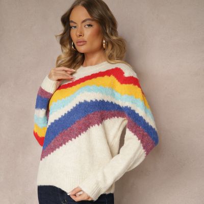 Renee - Sweter damski na zimę ze sklepu: renee.pl w kategorii: Swetry damskie - zdjęcie 6BEED23A-9DF-769_353725