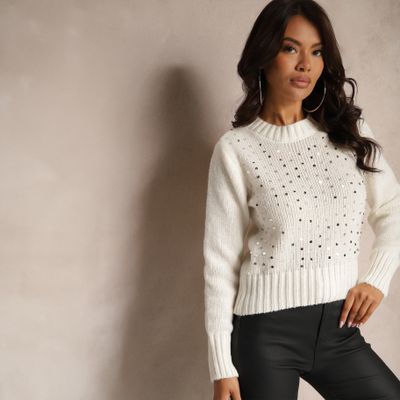 Sweter damski Renee ze sklepu: renee.pl w kategorii: Swetry damskie - zdjęcie 6BEED23A-9DF-769_353740