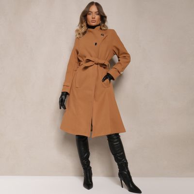 Płaszcz damski Renee ze sklepu: renee.pl w kategorii: Płaszcze damskie - zdjęcie 6BEED23A-9DF-769_353941