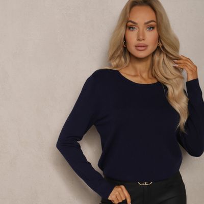 Sweter damski casual Renee ze sklepu: renee.pl w kategorii: Swetry damskie - zdjęcie 6BEED23A-9DF-769_354047