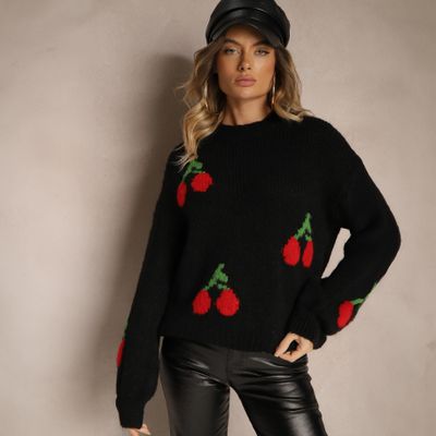 Sweter damski na zimę Renee ze sklepu: renee.pl w kategorii: Swetry damskie - zdjęcie 6BEED23A-9DF-769_355855