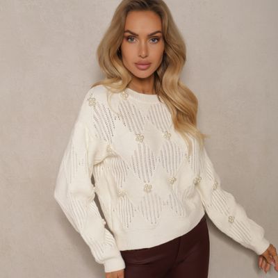 Sweter damski zimowy casualowy Renee ze sklepu: renee.pl w kategorii: Swetry damskie - zdjęcie 6BEED23A-9DF-769_356264