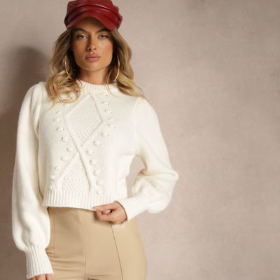 Sweter damski na zimę Renee ze sklepu: renee.pl w kategorii: Swetry damskie - zdjęcie 6BEED23A-9DF-769_356280