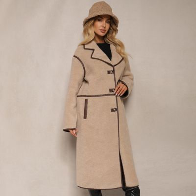 Płaszcz damski Renee ze sklepu: renee.pl w kategorii: Płaszcze damskie - zdjęcie 6BEED23A-9DF-769_356886