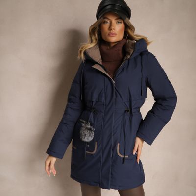 Parka damska na jesień casualowa Renee ze sklepu: renee.pl w kategorii: Parki damskie - zdjęcie 6BEED23A-9DF-769_357369