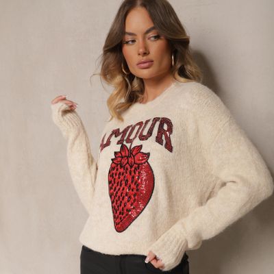 Renee - Sweter damski na zimę ze sklepu: renee.pl w kategorii: Swetry damskie - zdjęcie 6BEED23A-9DF-769_358374