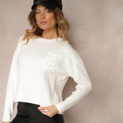 Sweter damski casual Renee ze sklepu: renee.pl w kategorii: Swetry damskie - zdjęcie 6BEED23A-9DF-769_358469