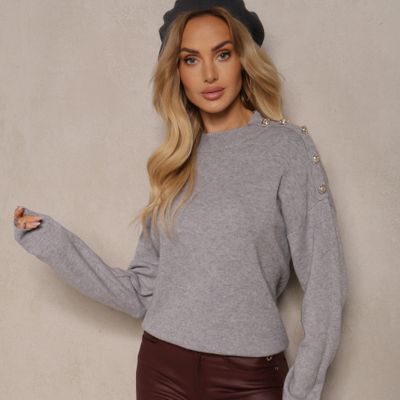 Sweter damski na zimę Renee ze sklepu: renee.pl w kategorii: Swetry damskie - zdjęcie 6BEED23A-9DF-769_358555
