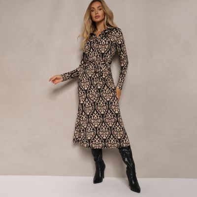 Sukienka casualowa trapezowa Renee ze sklepu: renee.pl w kategorii: Sukienki - zdjęcie 6BEED23A-9DF-769_359352