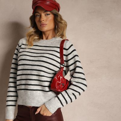 Sweter damski casual Renee ze sklepu: renee.pl w kategorii: Swetry damskie - zdjęcie 6BEED23A-9DF-769_359665