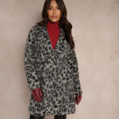 Płaszcz damski casual Renee ze sklepu: renee.pl w kategorii: Płaszcze damskie - zdjęcie 6BEED23A-9DF-769_359667