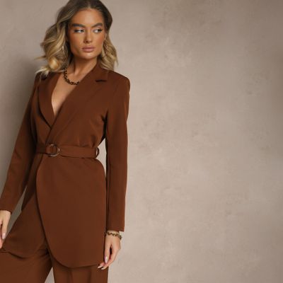 Marynarka elegancki Renee ze sklepu: renee.pl w kategorii: Marynarki damskie - zdjęcie 6BEED23A-9DF-769_359768