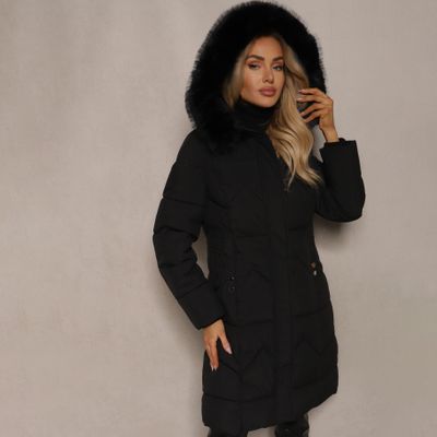 Płaszcz damski Renee ze sklepu: renee.pl w kategorii: Płaszcze damskie - zdjęcie 6BEED23A-9DF-769_359966