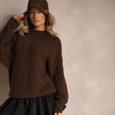 Sweter damski casualowy Renee ze sklepu: renee.pl w kategorii: Swetry damskie - zdjęcie 6BEED23A-9DF-769_360591