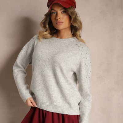 Sweter damski na zimę Renee ze sklepu: renee.pl w kategorii: Swetry damskie - zdjęcie 6BEED23A-9DF-769_361106