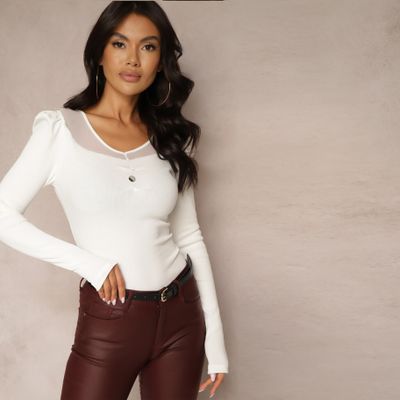 Bluzka damska na wiosnę Renee ze sklepu: renee.pl w kategorii: Bluzki damskie - zdjęcie 6BEED23A-9DF-769_361839