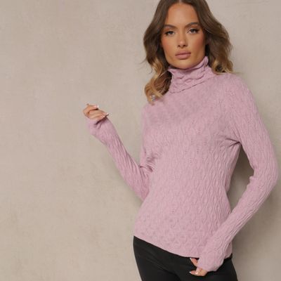 Sweter damski na zimę Renee ze sklepu: renee.pl w kategorii: Swetry damskie - zdjęcie 6BEED23A-9DF-769_361916