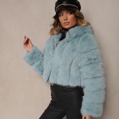 Futro damskie casualowe Renee ze sklepu: renee.pl w kategorii: Futra damskie - zdjęcie 6BEED23A-9DF-769_361946
