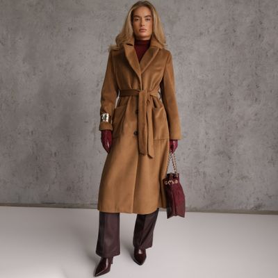 Płaszcz damski casual Renee ze sklepu: renee.pl w kategorii: Płaszcze damskie - zdjęcie 6BEED23A-9DF-769_362214