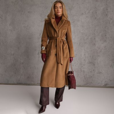Płaszcz damski casual Renee ze sklepu: renee.pl w kategorii: Płaszcze damskie - zdjęcie 6BEED23A-9DF-769_362214
