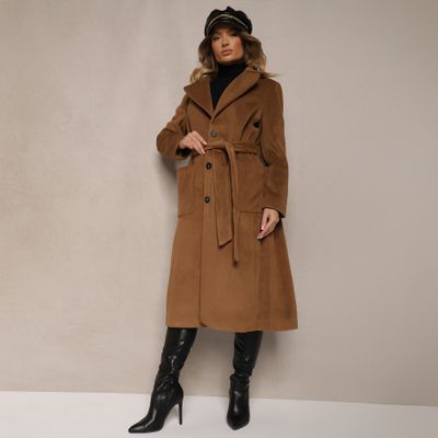 Płaszcz damski casual Renee ze sklepu: renee.pl w kategorii: Płaszcze damskie - zdjęcie 6BEED23A-9DF-769_362214