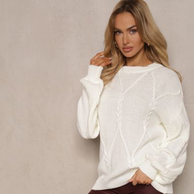 Sweter damski casualowy Renee ze sklepu: renee.pl w kategorii: Swetry damskie - zdjęcie 6BEED23A-9DF-769_363902