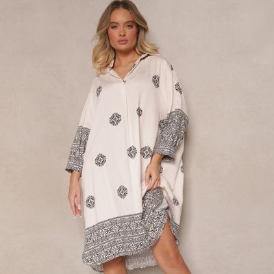 Renee - Sukienka oversize ze sklepu: renee.pl w kategorii: Sukienki - zdjęcie 6BEED23A-9DF-769_366385