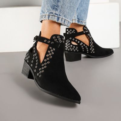 Botki casual Renee ze sklepu: renee.pl w kategorii: Botki - zdjęcie 6BEED23A-9DF-769_366477