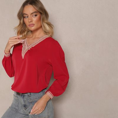 Renee - Bluzka damska jesienna ze sklepu: renee.pl w kategorii: Bluzki damskie - zdjęcie 6BEED23A-9DF-769_367221