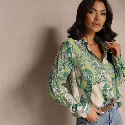 Koszula damska jesienna casual Renee ze sklepu: renee.pl w kategorii: Koszule damskie - zdjęcie 6BEED23A-9DF-769_367598
