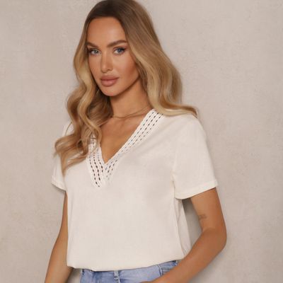 Bluzka damska casual Renee ze sklepu: renee.pl w kategorii: Bluzki damskie - zdjęcie 6BEED23A-9DF-769_368574